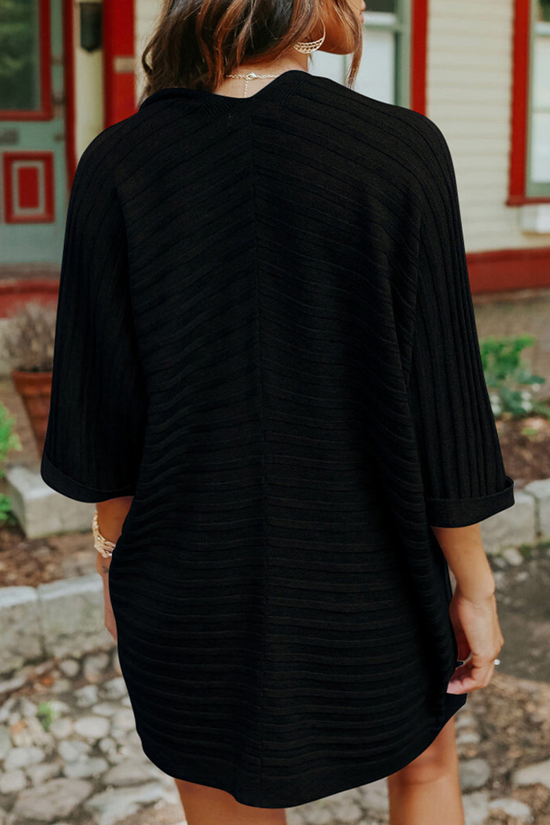 Milagros | Casual tops with a plain shawl collar