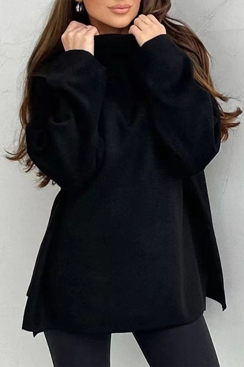 Perla | Simple, plain turtleneck tops
