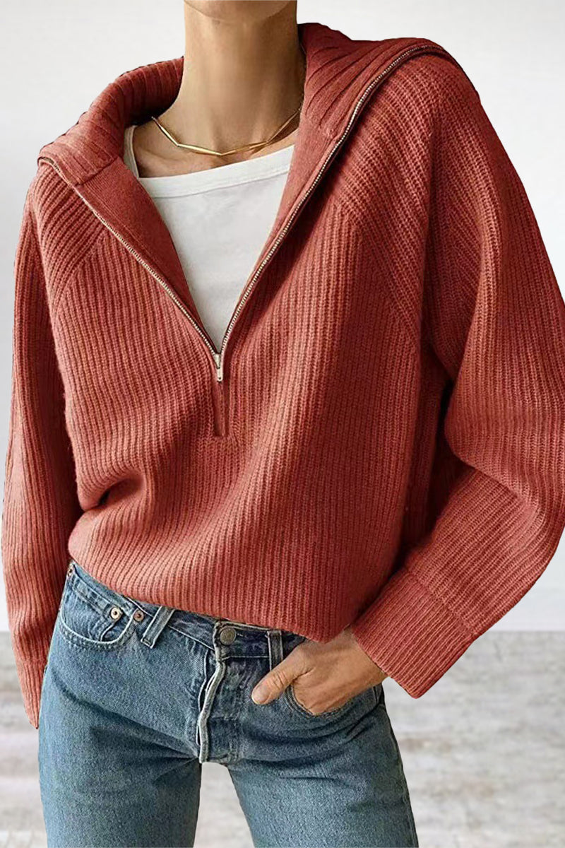 Jazmin | Casual, daily, solid patchwork tops with turn-down collar