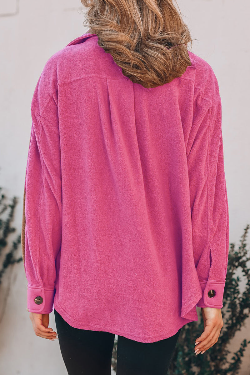 Lorena | Casual tops with a plain turn-down collar and pockets