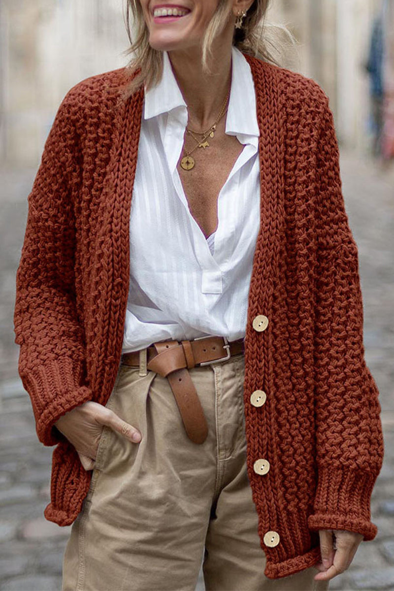 Nadia | Tailored and elegant winter cardigan