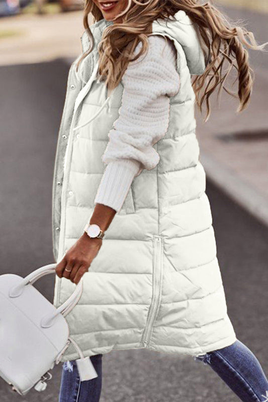 Maria José | Casual street vests with stand-up collar and plain zipper