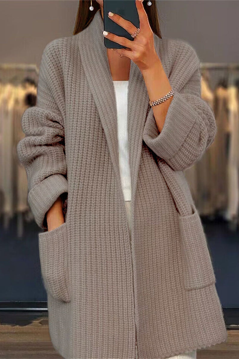 Guadalupe | Relaxed and timeless winter cardigan