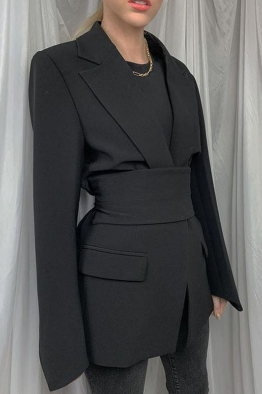 Kirsten | Casual, daily patchwork outerwear with a reversible collar