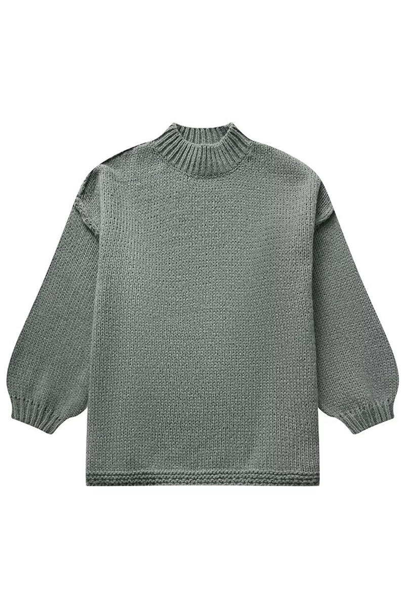 Barbara | Casual solid color O-neck sweaters for everyday wear