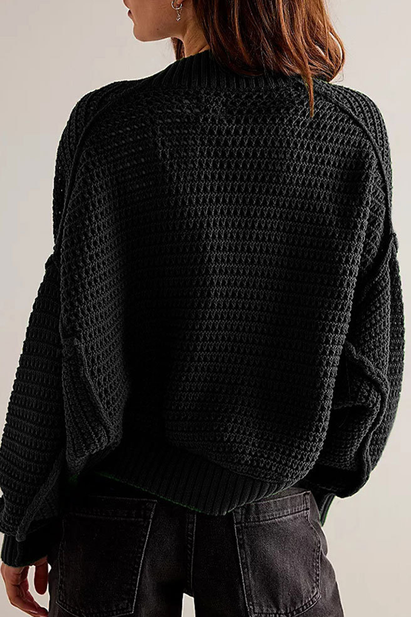 Carina | Casual everyday outerwear with plain woven pattern and cardigan collar