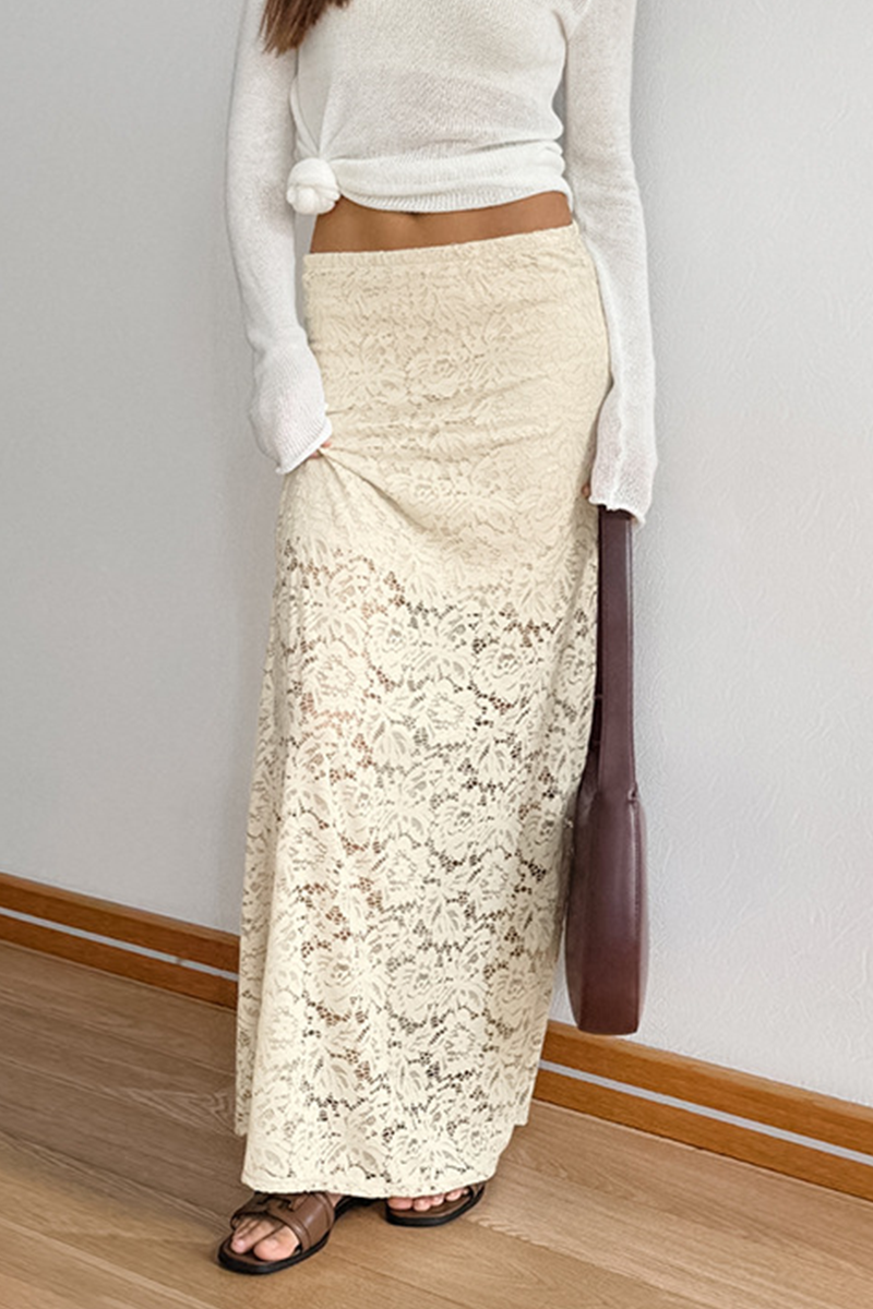 Jennifer | Sexy straight plain lace pants