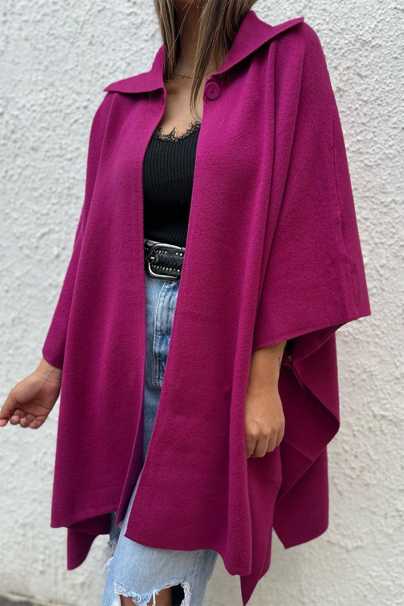 Jill | Casual outerwear with buttons and turn-down collar