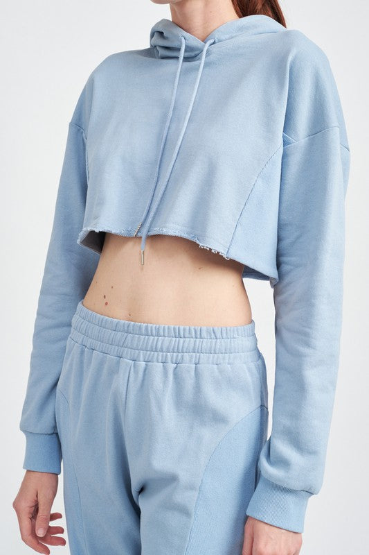 Lucía | SHORT HOODIE WITH DRAWSTRING