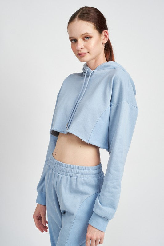 Lucía | SHORT HOODIE WITH DRAWSTRING