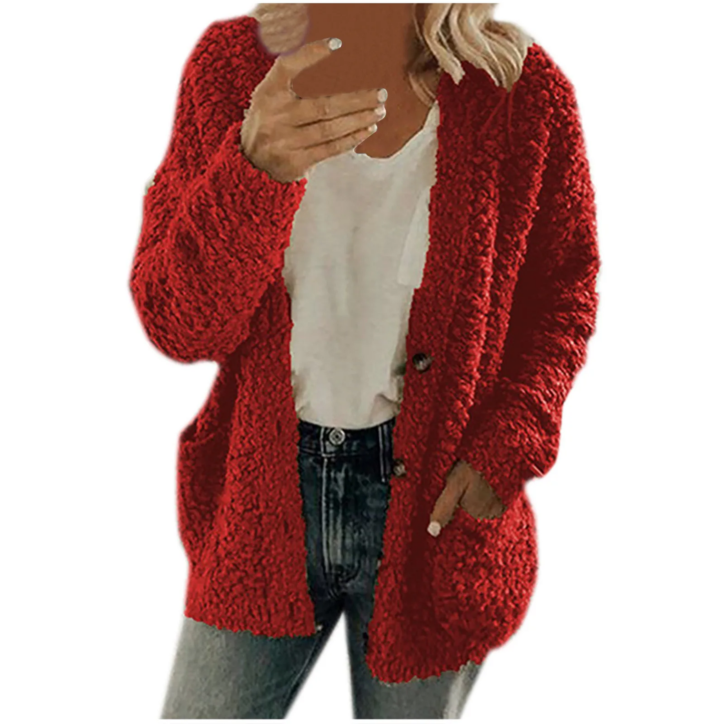 Vilma | Stylish and casual winter cardigan.