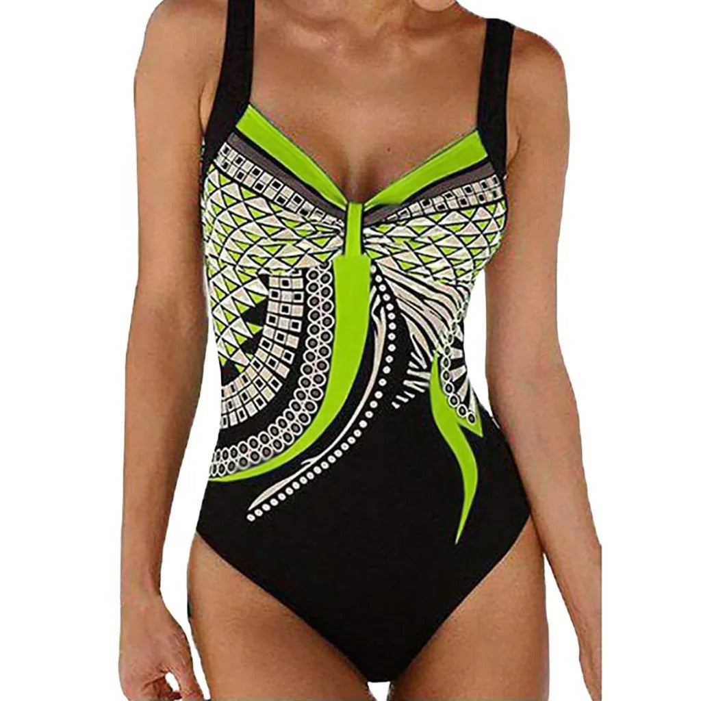 Esperanza® | Graphic Print Swimsuit
