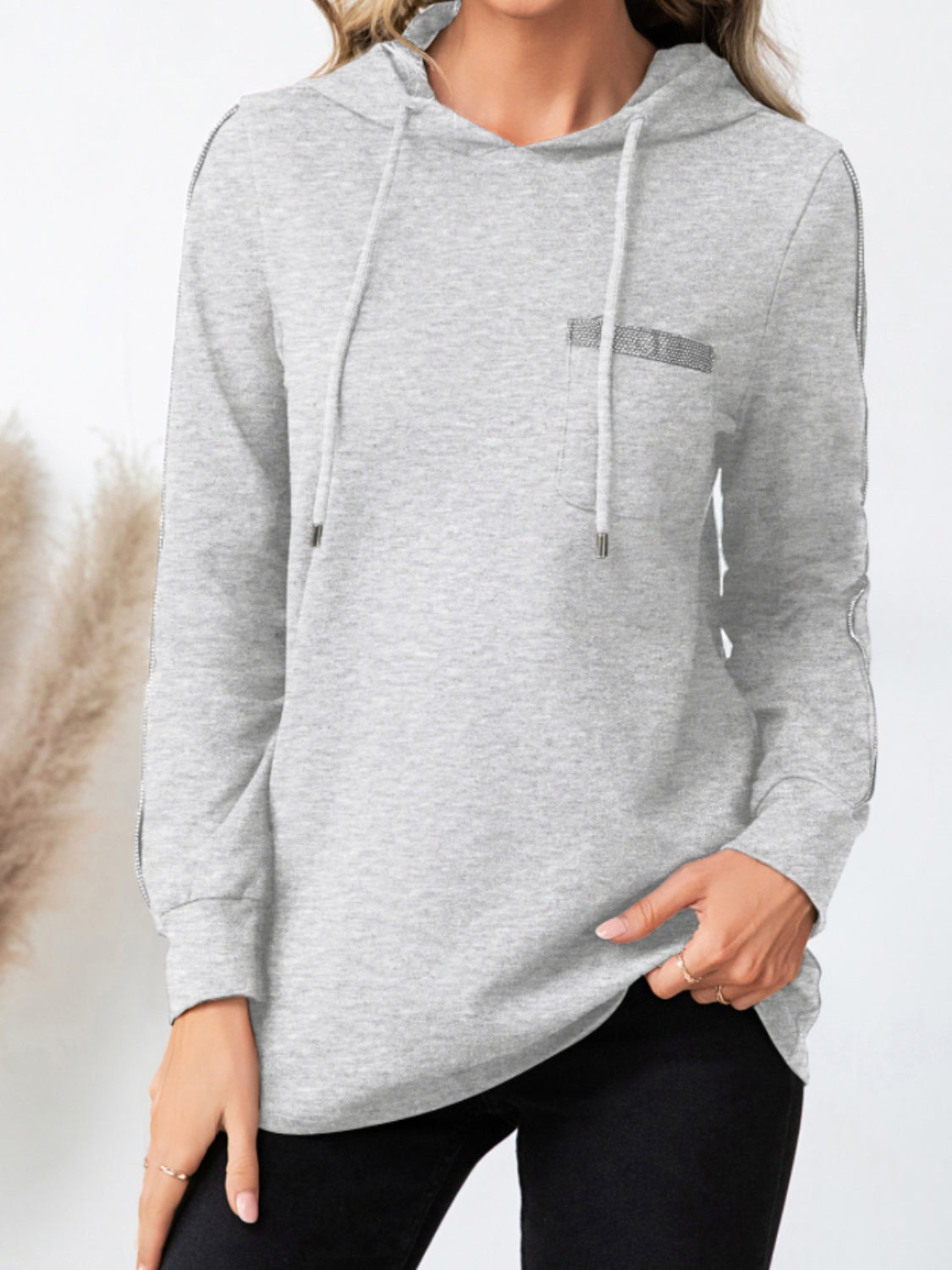 Luisa | Drawstring hoodie with long sleeves