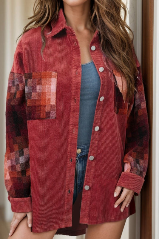 Amelia | Buttoned long sleeve jacket