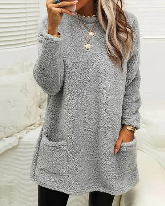 Janine | Casual women's sweater with pockets