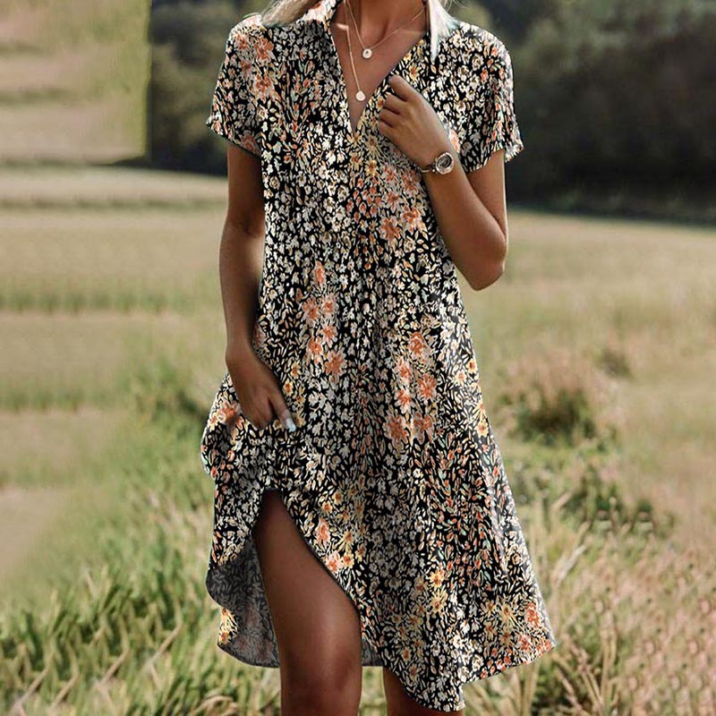 Gilda® | Vintage Floral Print Dress