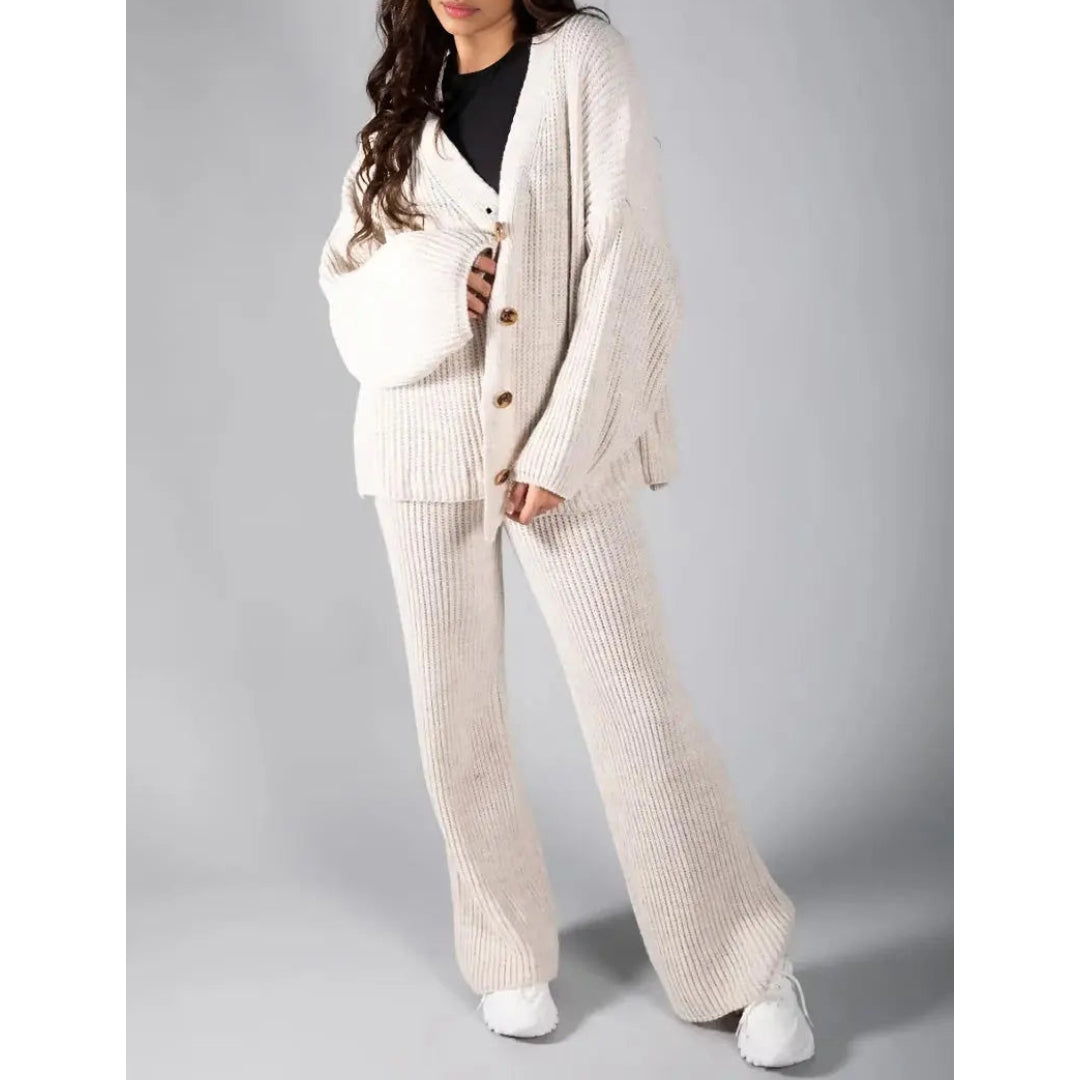 Lina | Stylish knitted combination set