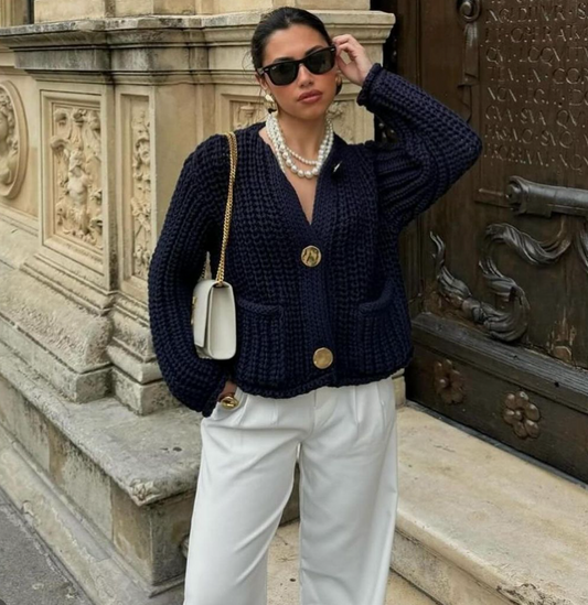 Belinda | Chunky knit cardigan