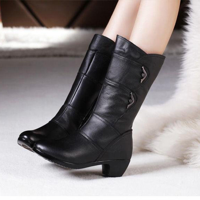 Barbara | High boots with single zip fastening