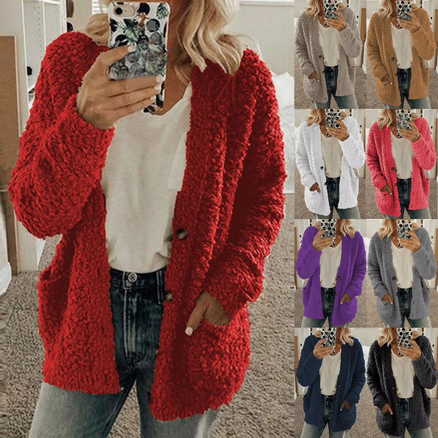 Geraldine | Tailored and elegant winter cardigan