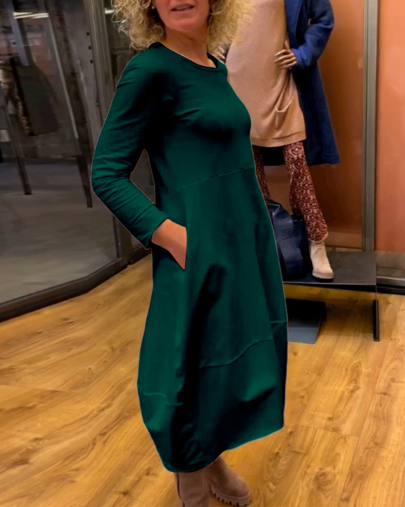 Frieda | Long dress with pockets