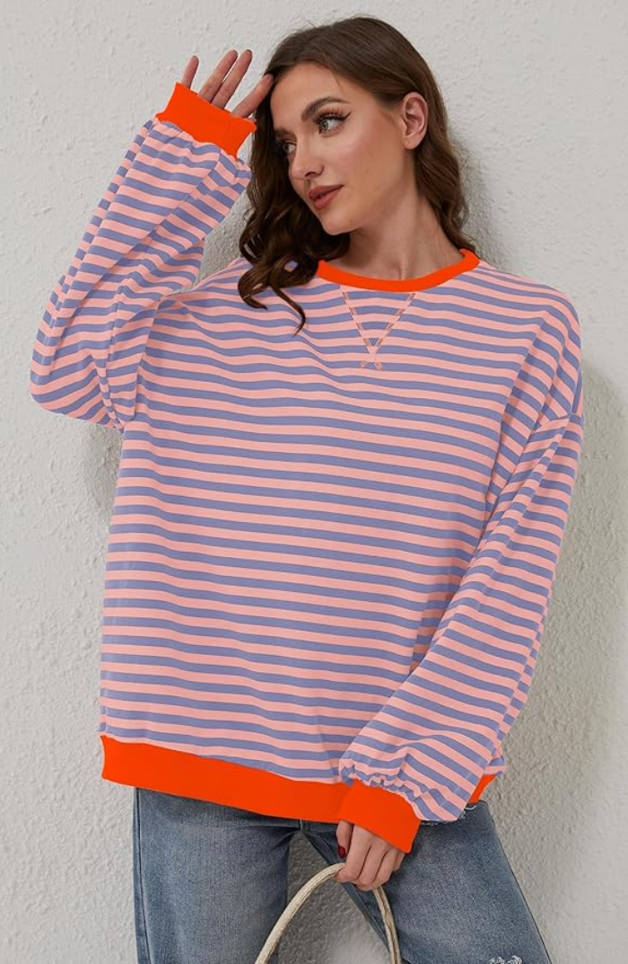 Ludivine | Comfortable long-sleeved sweatshirt for plus size women