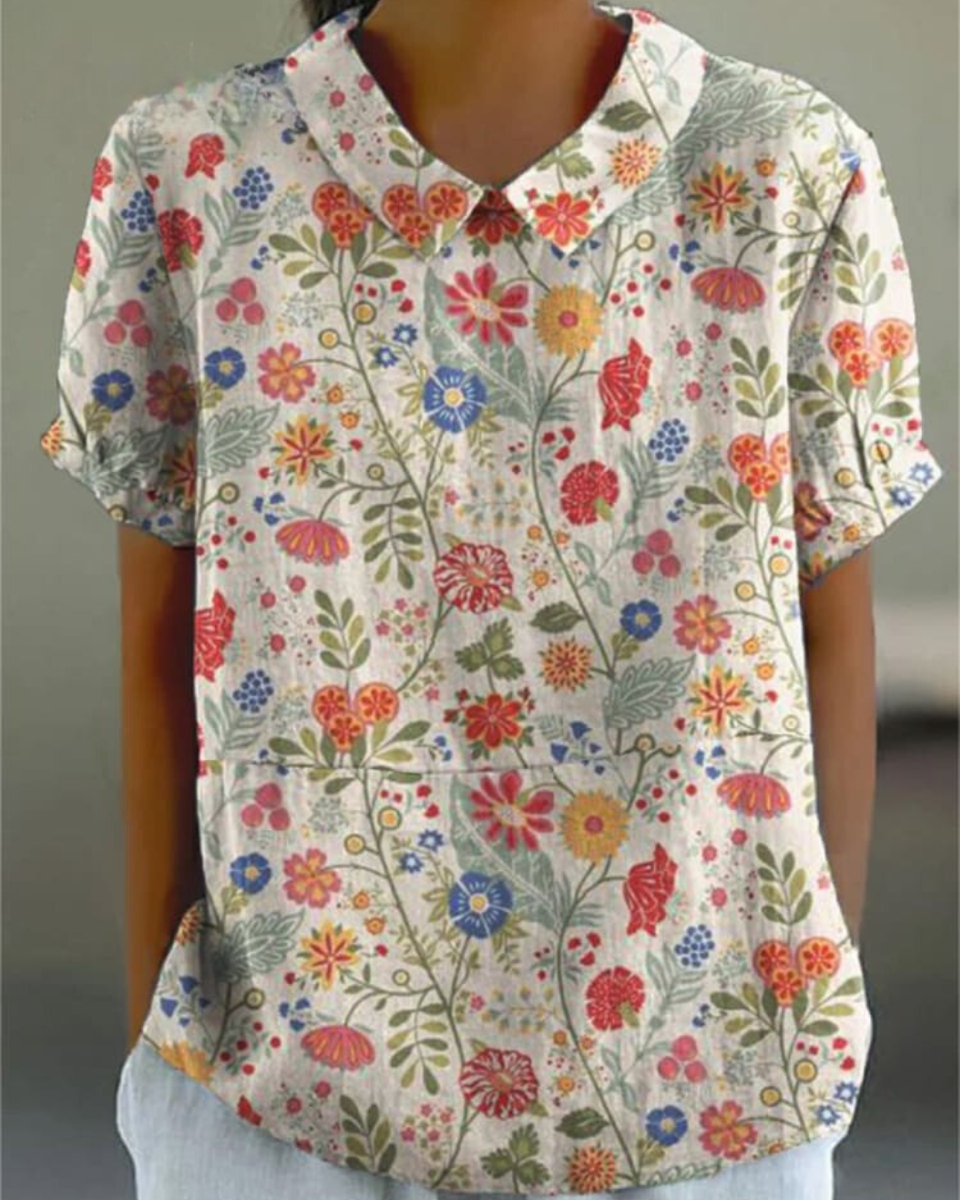 Paris® | Floral Pattern Casual Blouse