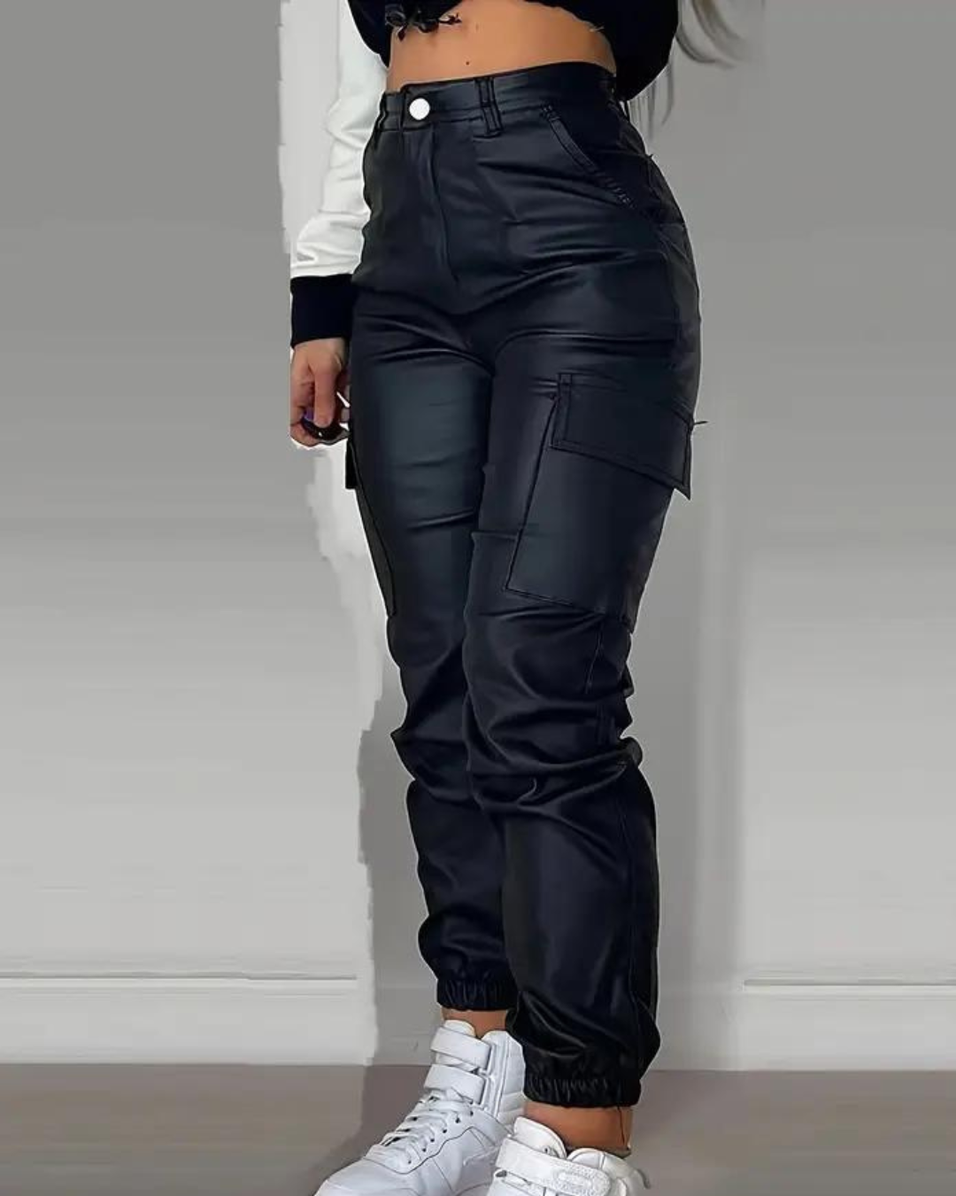 Baya® | Casual Black Cargo Pants