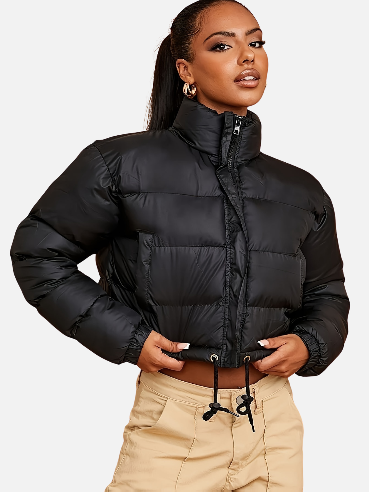 Brigida | Casual puffer jacket with drawstring