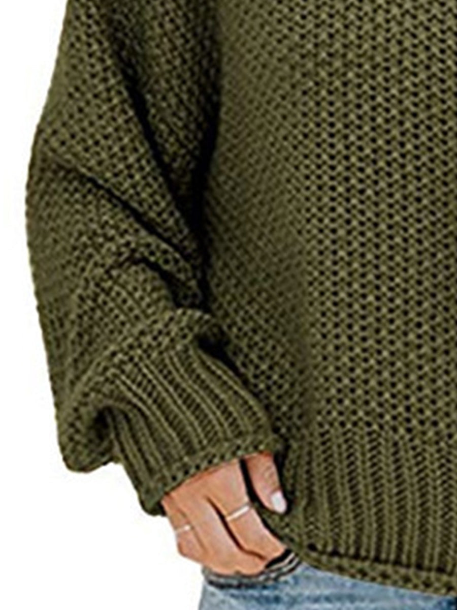 Agnes | Pullover with a turtleneck and dropped shoulders