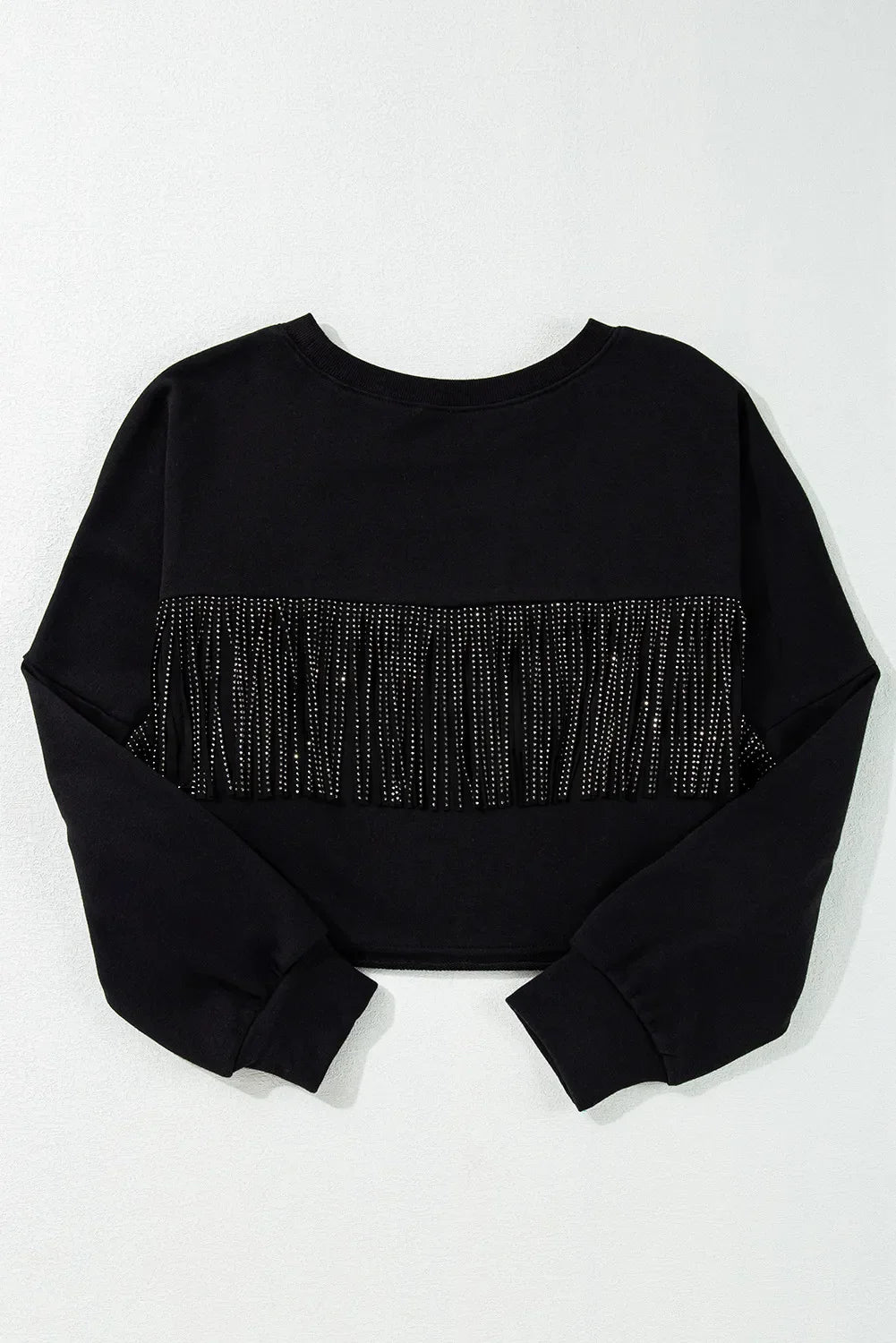 Marion | Long-sleeved sweatshirt with fringes