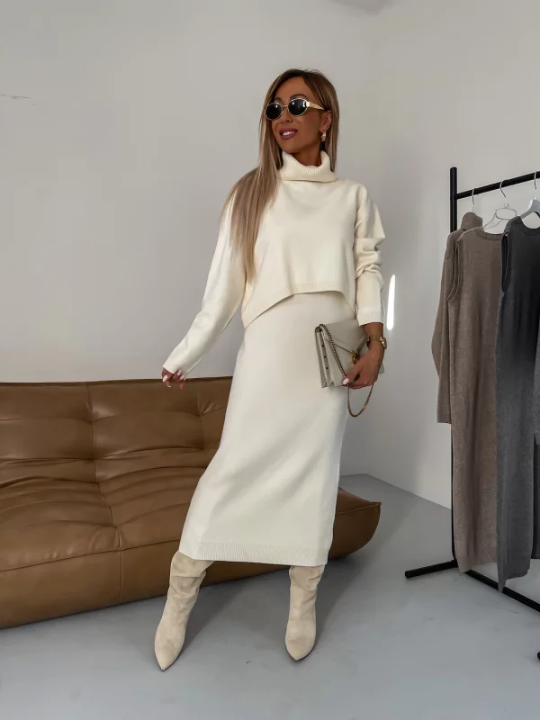 Lilian | Autumn/winter knit set for women