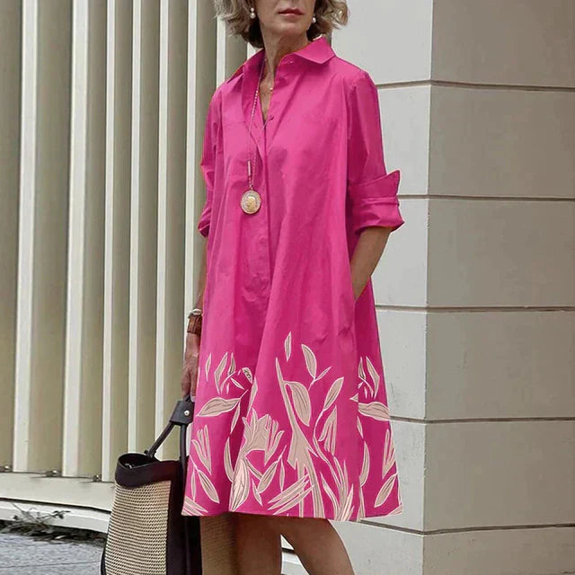 Eva® | Vintage Long Sleeve Dress