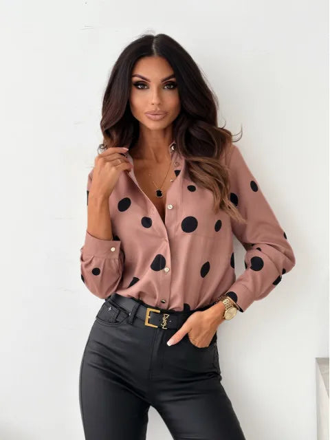 Flora® | Elegant Blouse With Dots