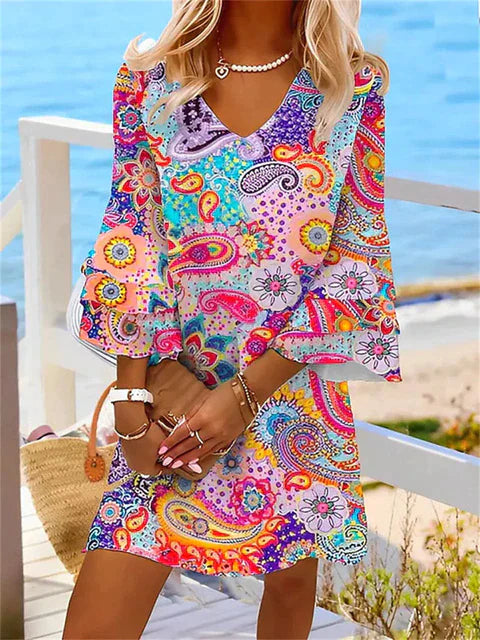 Fiorenza® | Colorful Printed Dress