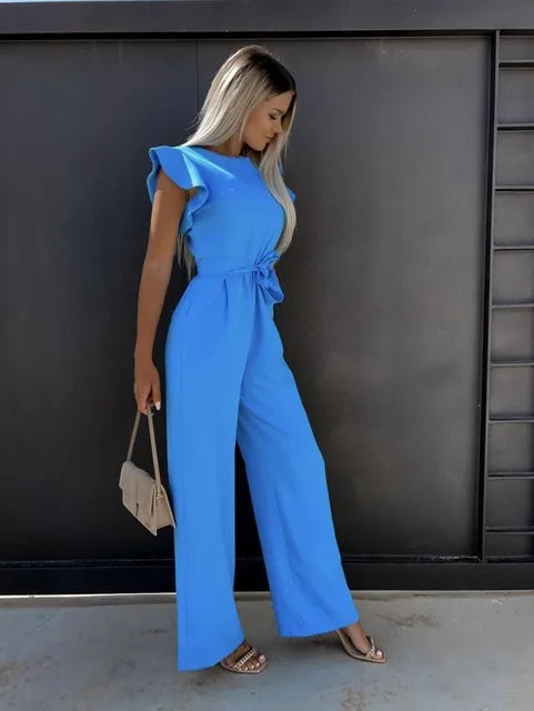 Camila® | Elegant Jumpsuit With Ruffled Sleeves