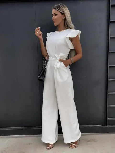Camila® | Elegant Jumpsuit With Ruffled Sleeves