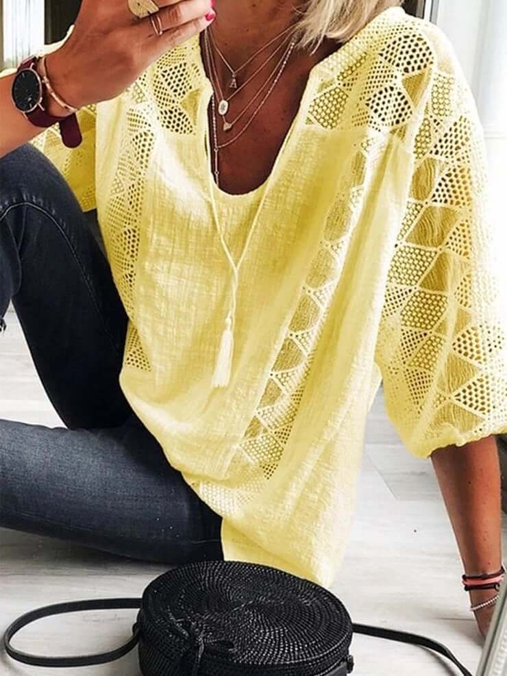 Leila® | Chic Elegante Blouse
