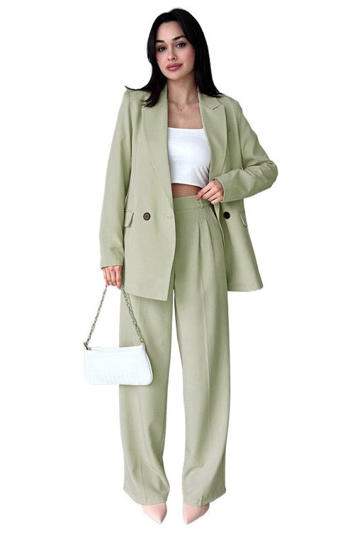 Sandra | Women's Fashion Blazer Suit Set