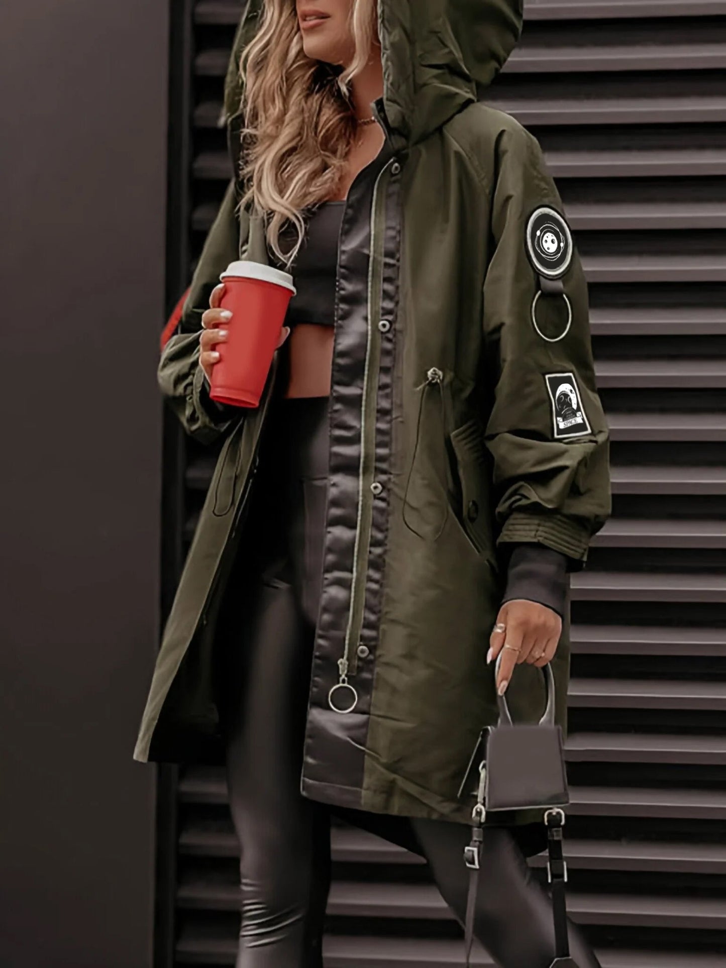 Adela | Long sleeve hooded jacket for women