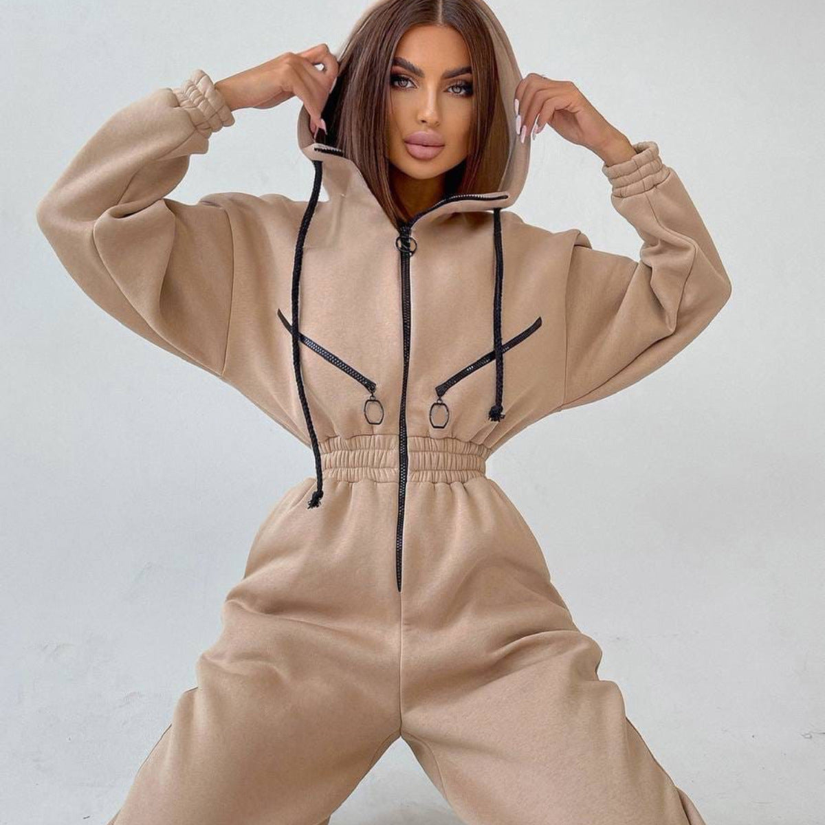 Lorena | Sweatshirt with hood and waist