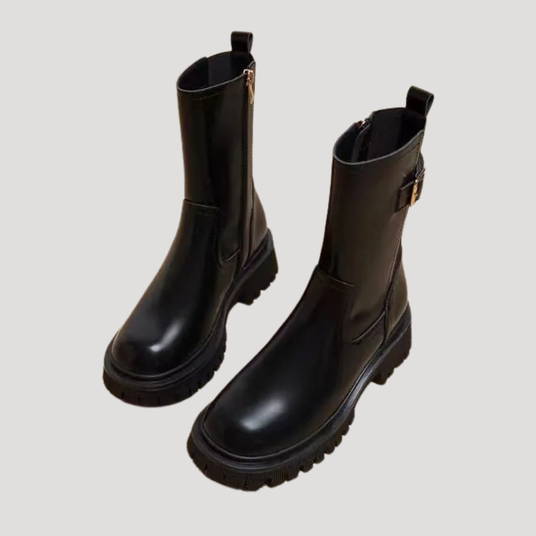 Alice  | Women’s Spring Chunky Mid-Calf Boots