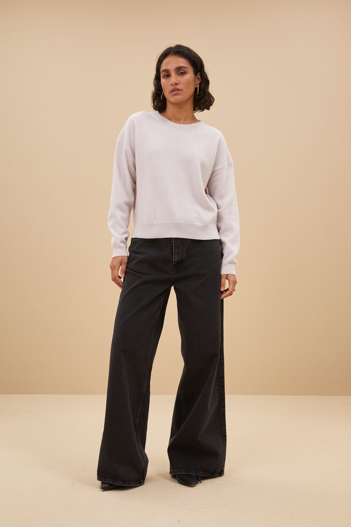 Claudia | Oyster Melee sweatshirt