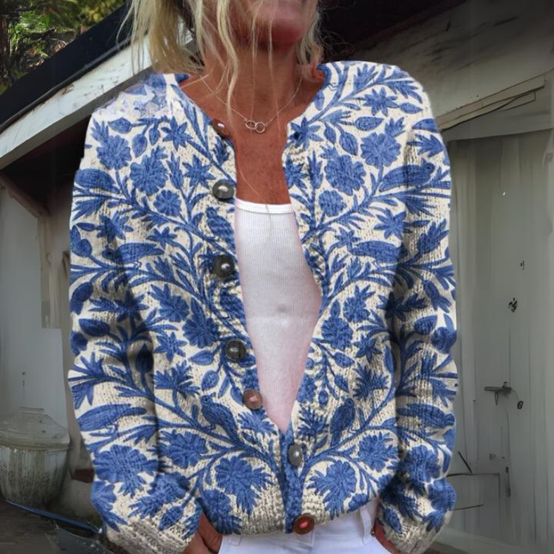 Maribel | Floral print cardigan