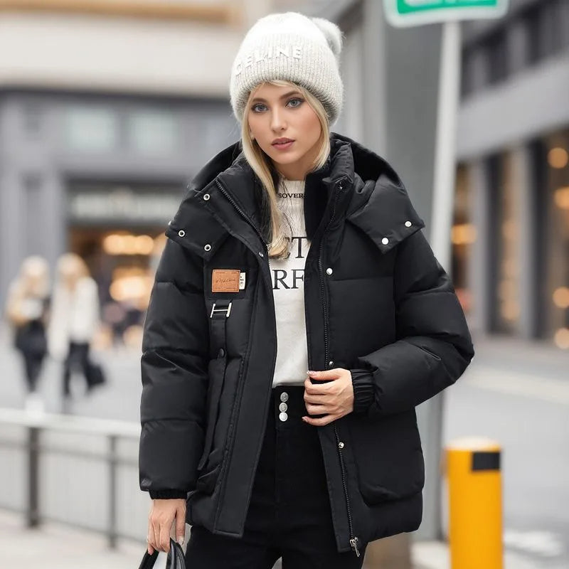 Luz Maria | Fashionable hooded winter jacket for women, warm coat