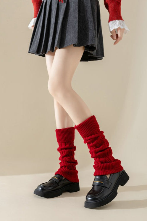 Ribbed Slouchy Leg Warmers