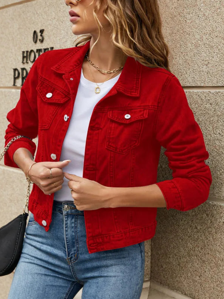 Rosalie® | Casual Short Denim Jacket