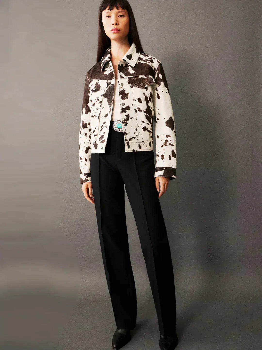 Dolores® | PRINTED LEATHER JACKET