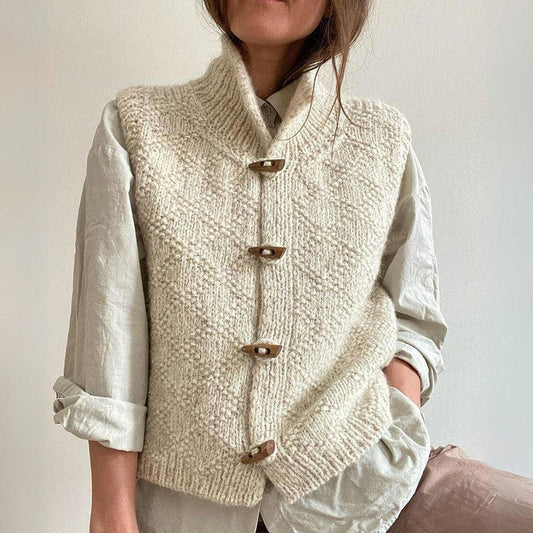 Maite® | Elegant cardigan and linen with buttons