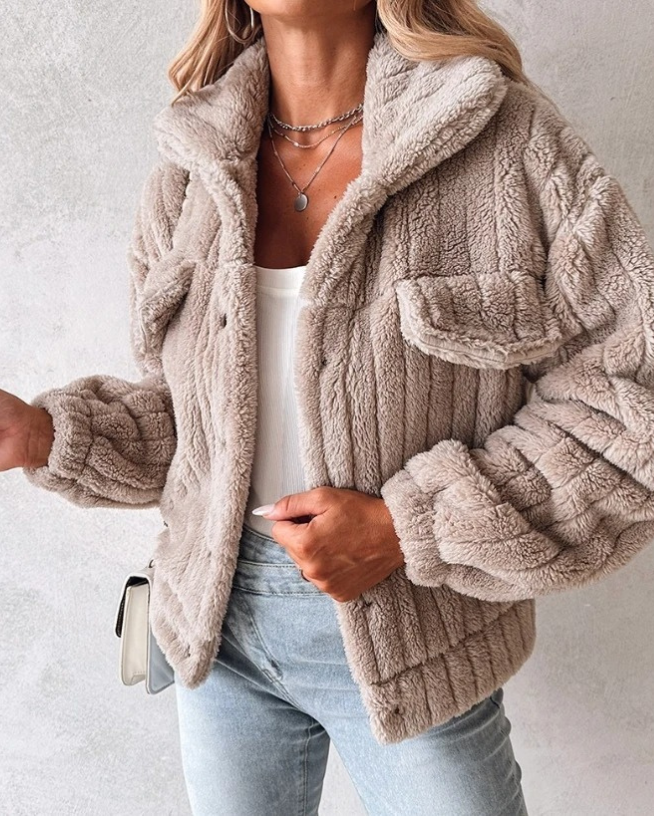 Ivy | Women's Button-Down Fleece Jacket